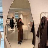 Saia de Lã com Pregas e Fecho Elegante Agueda | Semicouture