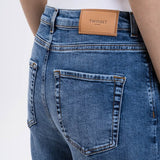 Jeans Flared em Denim Azul | TWINSET