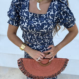 Conjunto Málaga em azul