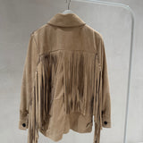 Jaqueta Malcom Camurça com Franjas | Liviana Conti