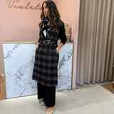 Colete Reversível em Fazenda de Lã Cinza | TWINSET