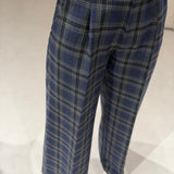 Calça Palazzo com Print Xadrez | ottod'ame