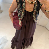 Vestido Longo Castanho | LIU JO