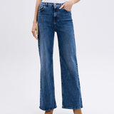 Jeans Flared em Denim Azul | TWINSET