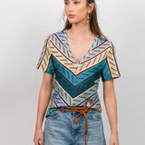 T-Shirt Elise em Malha Tricotada | CECILIA PRADO