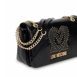 Mala de Ombro com logo em tachas | Love Moschino