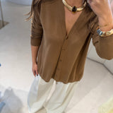 Cardigan Nina em Algodão com Detalhe de Renda | Semicouture