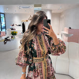 Vestido “Flowering Garden Tree Green” | FARM RIO