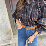 Jeans Wide Leg de Cintura Alta TWINSET em Denim | TWINSET