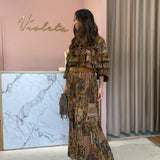 Blusa com Folhos Boho Chic Pixie | ba&sh