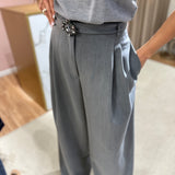 Calça Palazzo Com Cinto | Liu Jo