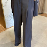 Calças Palazzo Cinza Rose de Cintura Alta | Scotch & Soda