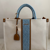 Tote Bag com Charm em Azul| LIU JO