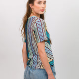 T-Shirt Elise em Malha Tricotada | CECILIA PRADO