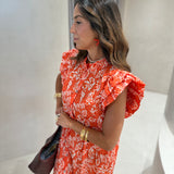 Vestido Granada Laranja