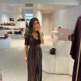 Vestido Nata Castanho em Crochet | CECILIA PRADO