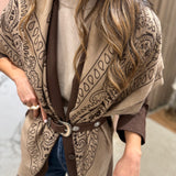 Blazer Castanho com fio lurex com Botão | Liu Jo