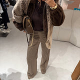 Mala de Ombro com Corrente Castanha | TWINSET