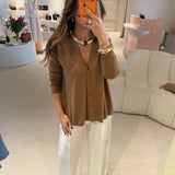 Cardigan Nina em Algodão com Detalhe de Renda | Semicouture