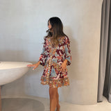 Vestido Curto Delhi Floral Mixed | FARM RIO