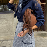 Saia Midi Xadrez Clara | Violeta