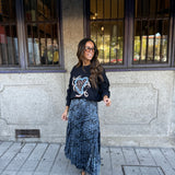 Sweatshirt Azul Marinho com Print | Scotch & Soda