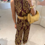 Conjunto Blusa e Calça Estampado | OTTOD'AME