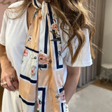 T-Shirt Branca com Lenço | LIU JO