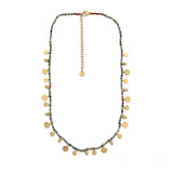Conjunto Colares Verdes e Rosa