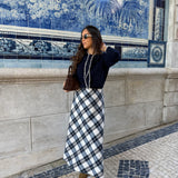 Cardigan Malha Azul Marinho com Laço  | VIOLETA STORE