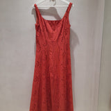 Vestido Midi Bordado em Terracotta | Violeta Store