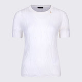 T-Shirt  de Malha Tricotada em Branco | LIU JO