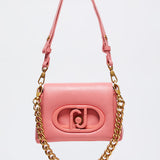 Mala Liu Jo Lapuffy mini em coral