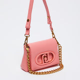 Mala Liu Jo Lapuffy mini em coral