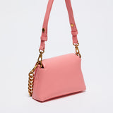 Mala Liu Jo Lapuffy mini em coral