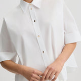 Camisa branca Liu Jo em popelina