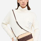 Mala de Ombro Crossbody em pêlo | Liu Jo
