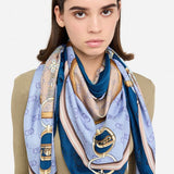 Lenço Estampa Foulard Azul | Liu Jo