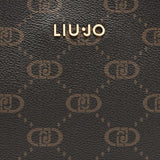 Mala de Mão Tote Bag Logotipada Camel | Liu Jo