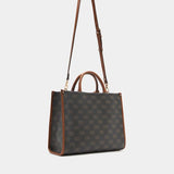 Mala de Mão Tote Bag Logotipada Camel | Liu Jo