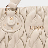 Mala Small Quilted Bag Ecru | Liu Jo