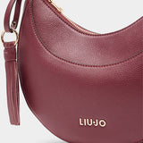 Mala de Ombro com Charm em Bordeaux | Liu jo