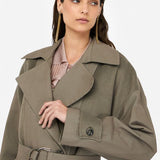 Casaco Trench Duplo em Lã | Liu Jo