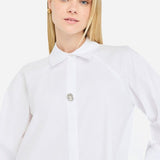Camisa de Algodão com Laços | Liu Jo