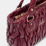 Mala Small Quilted Bag Bordeaux | Liu Jo