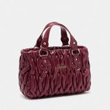 Mala Small Quilted Bag Bordeaux | Liu Jo