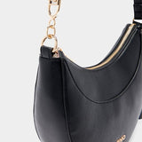 Mala de Ombro com Charm em Preto| Liu jo