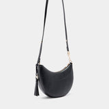 Mala de Ombro com Charm em Preto| Liu jo