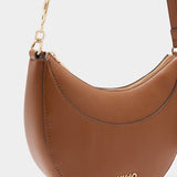 Mala de Ombro com Charm em Camel | Liu jo