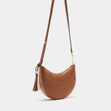 Mala de Ombro com Charm em Camel | Liu jo